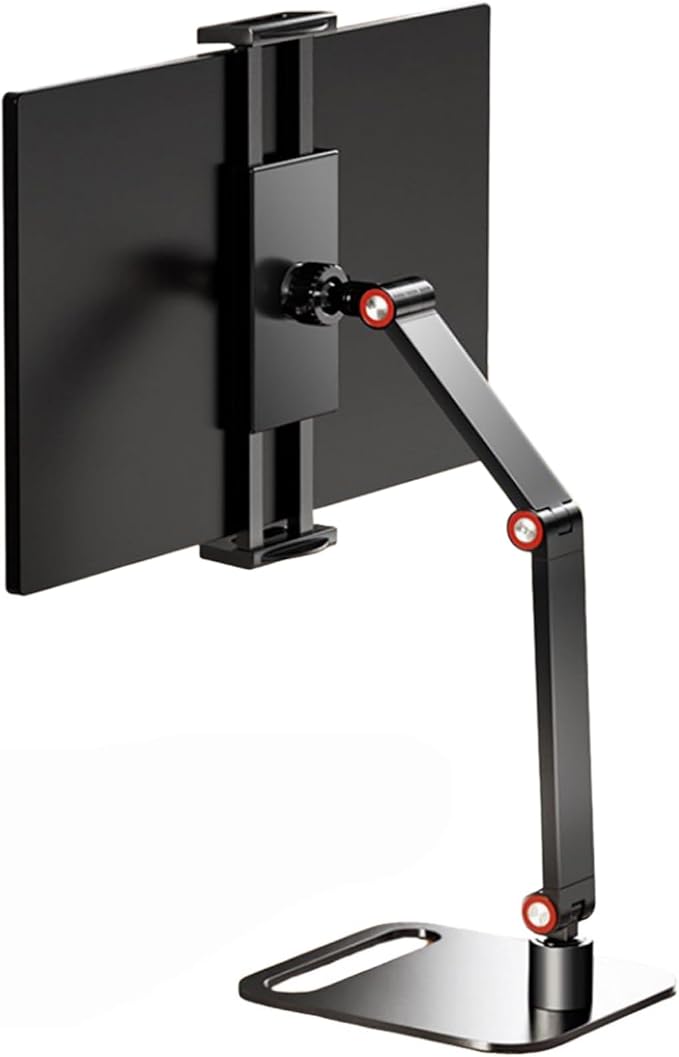 Tablet Stand Holder, Stable Portable Space-Saving Multi-Device Holder by HosannCentury