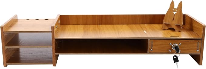 Wood Computer Monitor Stand for Desk Monitor Riser - Image 4