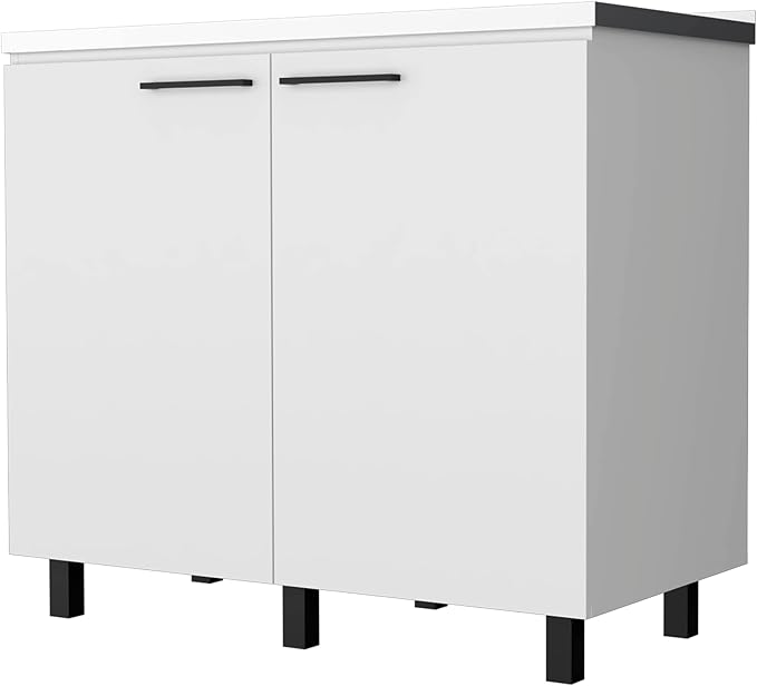 Oklahoma 2 Utility Sink & Cabinet, Interior Shelf, Aluminum Countertop - Image 3