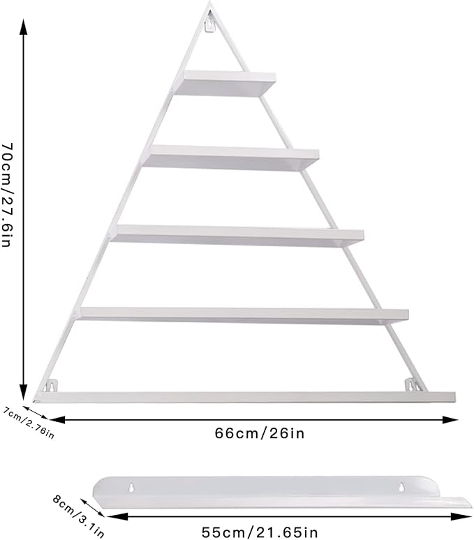 Elegant Gold Wall Mounted Nail Polish Rack - Image 2