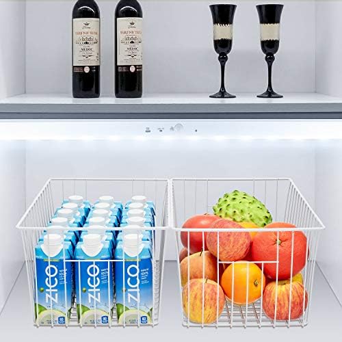 Npro 4 Pack Upright Freezer Organizer Bins - Standup Freezer