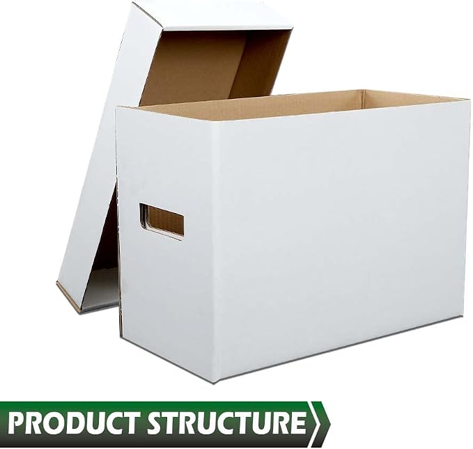 GRAND ORANGE 10PCS Comic Books Storage Boxes Short Holds 150-175 Stackable - Image 5