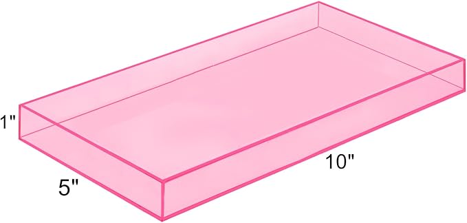 ROYALITA Acrylic Tray Bathroom Tray - Image 3