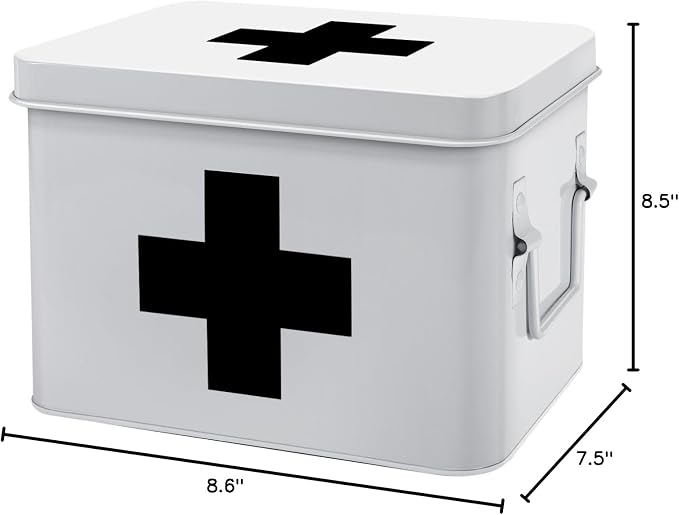 Flexzion First Aid Medicine Box Supplies Kit Organizer - Image 10