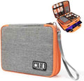 Luxtude Travel Cable Organizer Bag, Electronic Organizer Travel Case Large