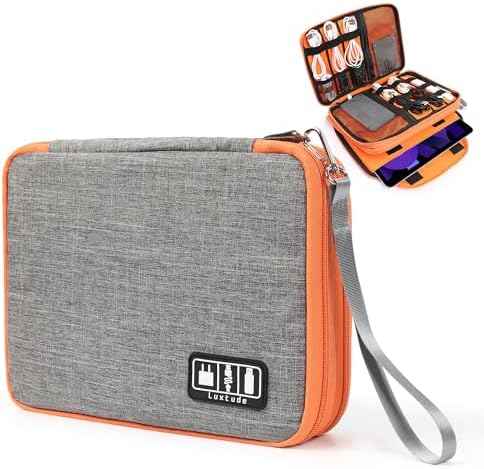 Luxtude Travel Cable Organizer Bag, Electronic Organizer Travel Case Large
