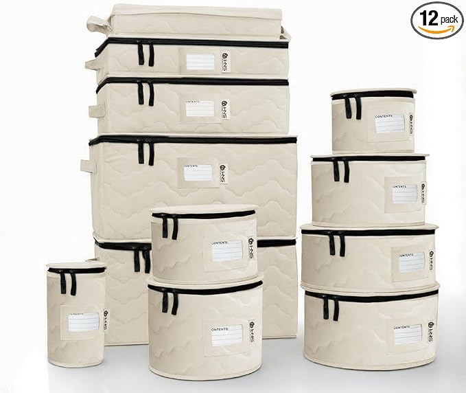 Hard Shell China Storage Containers 12-Piece Set Moving Boxes by HOLDN%E2%80%99STORAGE