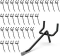 HUHOLE Pegboard Hooks 2 Inch 50PC, Fit 1/4" or 1/8" Pegboard, Ideal Peg Board by HUHOLE
