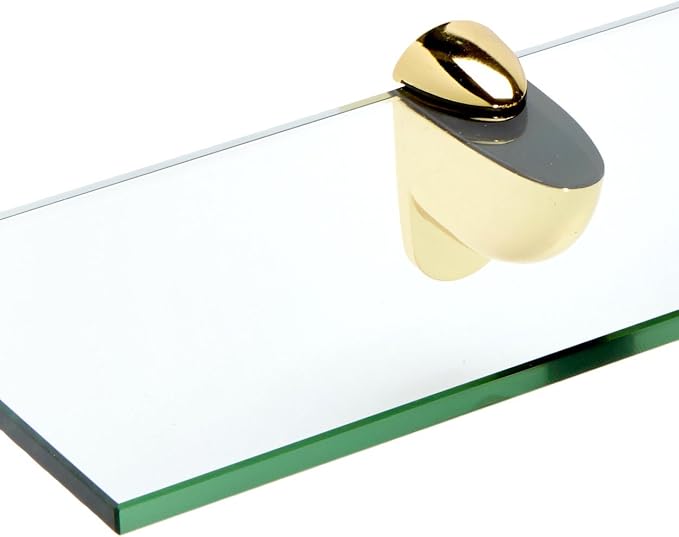 Spancraft Glass H-6x24-Brass Heron Glass Shelf - Image 2