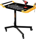 Adjustable Height Mobile Work Table, Rolling Work Bench by Unknown