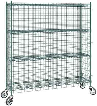 18"x60"x70" Metal Wire Green Security Heavy Duty Commercial NSF