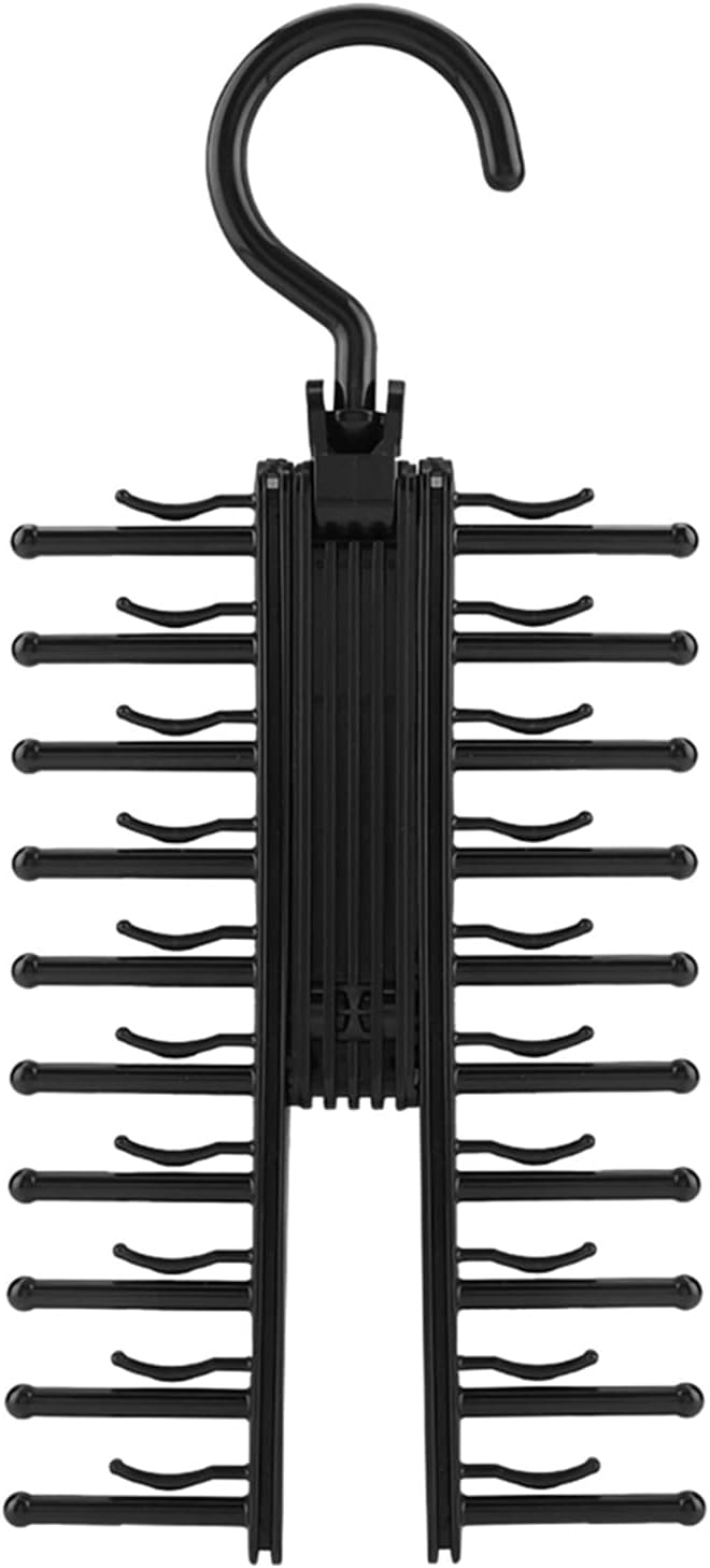 TOPINCN Adjustable Cross X Tie Rack Belt Scarves Hook Hanger Holder Organizer by TOPINCN