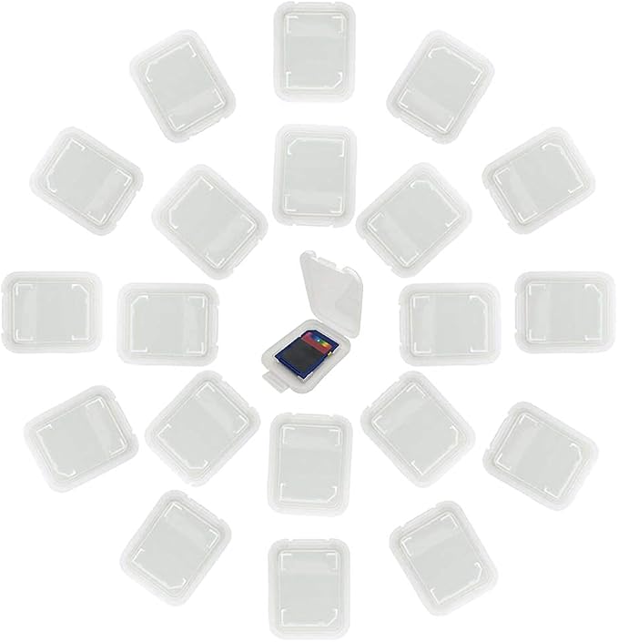 Plastic Memory Card Storage Case Compatible by SteelFever