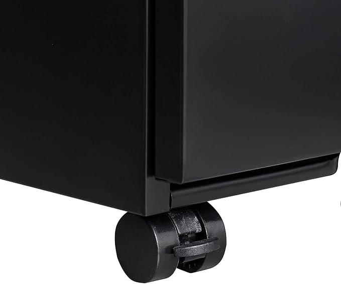 3-Drawer Lockable Mobile File Cabinet – Metal A4/Letter/Legal Size Storage - Image 7