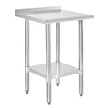 Hally Stainless Steel Table for Prep & Work 24 x 24 Inches, NSF Commercial by HallySinksTablesH
