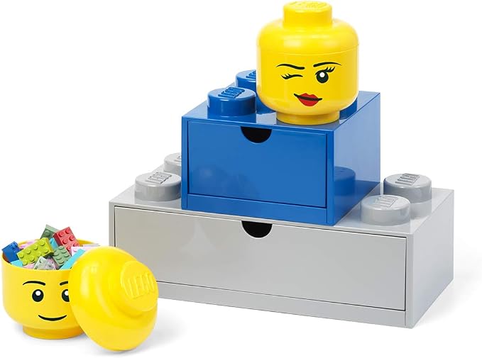 Room Copenhagen, Lego Storage Heads Stackable Storage Container - Image 7