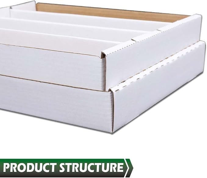 GRAND ORANGE 4 ROW 3200 Count Trading Card Storage Box, Sports & Trading Card - Image 6