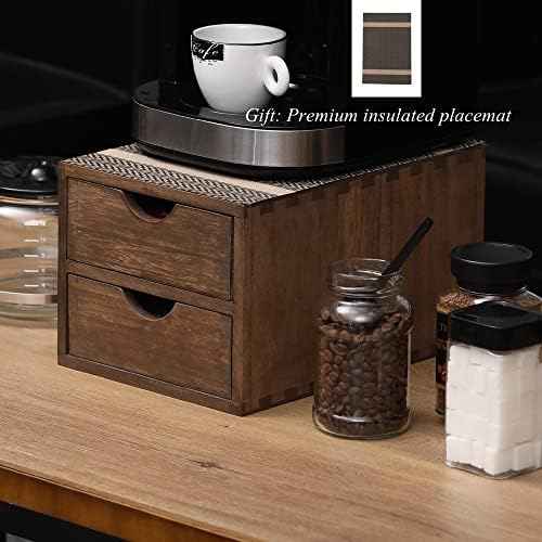 DDYURI Drawer Organizer Coffee Pod Holder - Kitchen Cutlery Storage