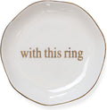 Engagement Wedding Ring Dish-With This Ring Jewelry Dish Tray-Gifts by VINCOMIC