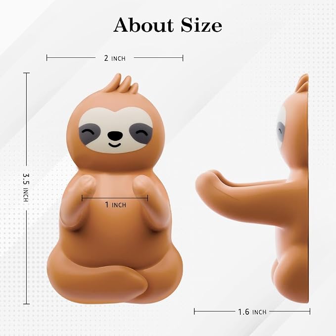 Cute Sloth Razor Holder Shower, Cute Gadgets Leg Razor Holder, Funny Bathroom - Image 2