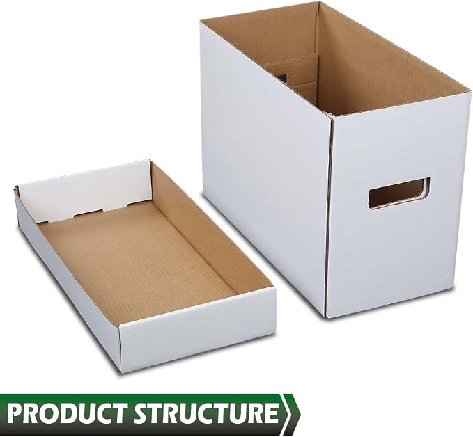 GRAND ORANGE 5 Pack Comic Book Storage Boxes, Holds 150-175 Comics - Image 9