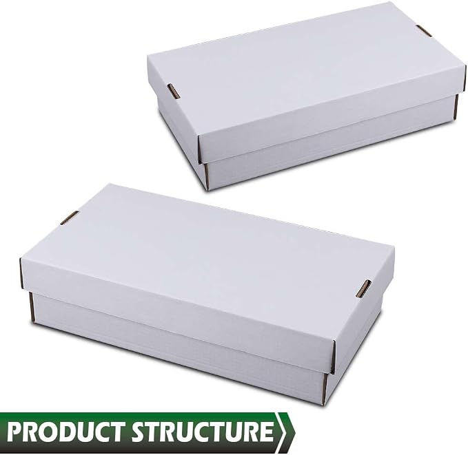 GRAND ORANGE 3000 Count 3 Row Card Storage Box 2 PACK Cardboard Standard - Image 2