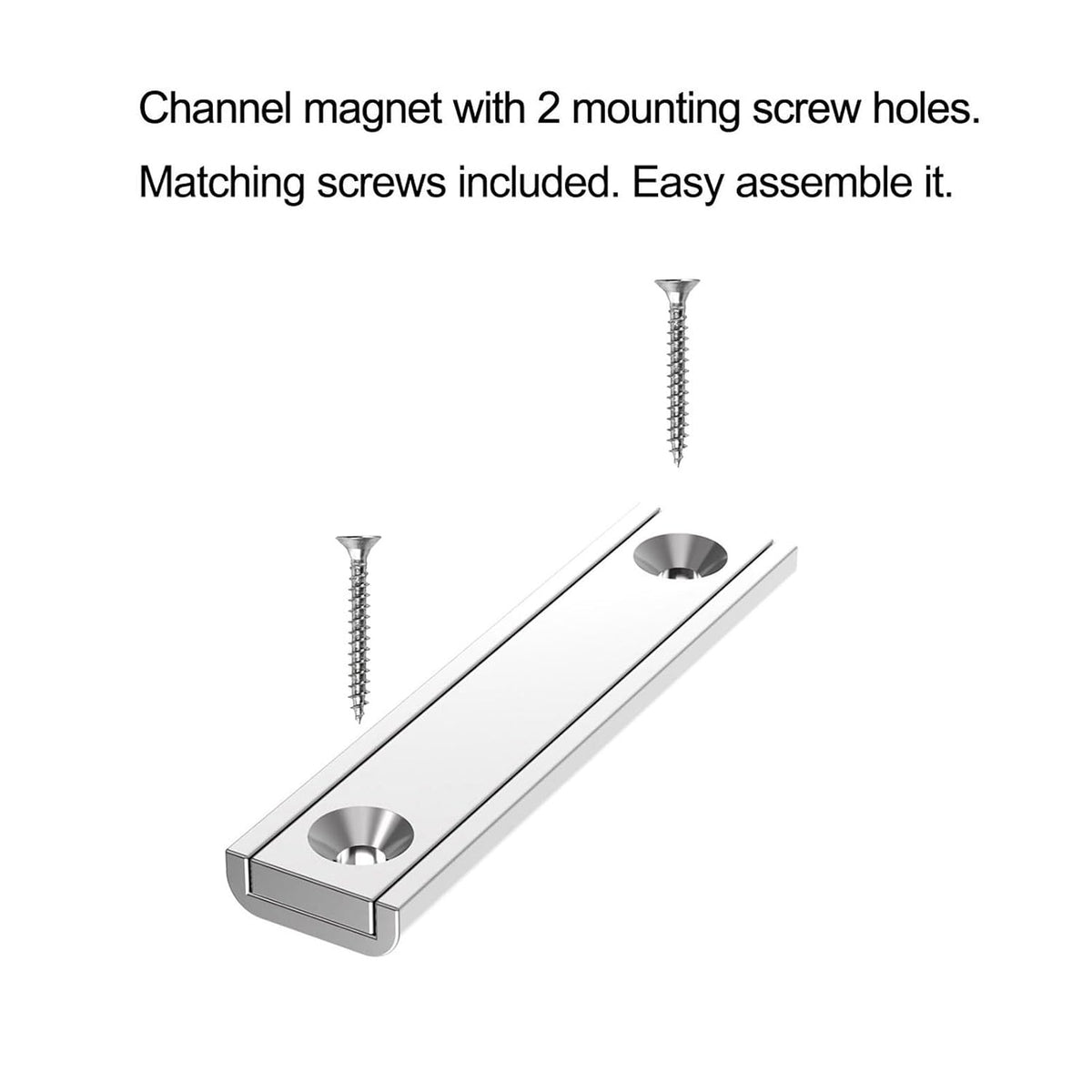 Super Strong Magnetic Tool Holder Channel Magnet - 2.50" Length-10