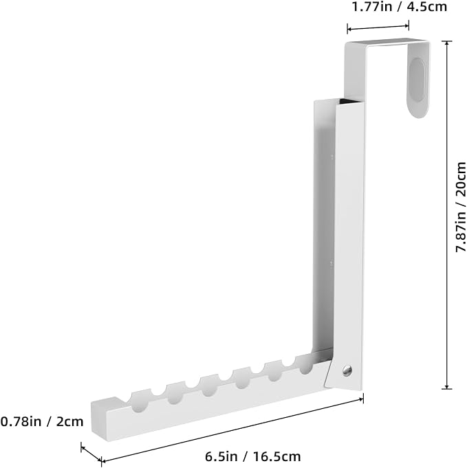 Over The Door Hanger Folding Clothes Drying Rack, Folding Hanging Coat Rack - Image 7