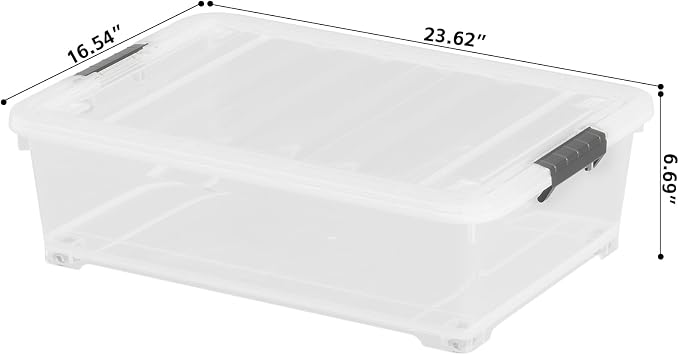 30 L Wheeled Latch Box - Image 2