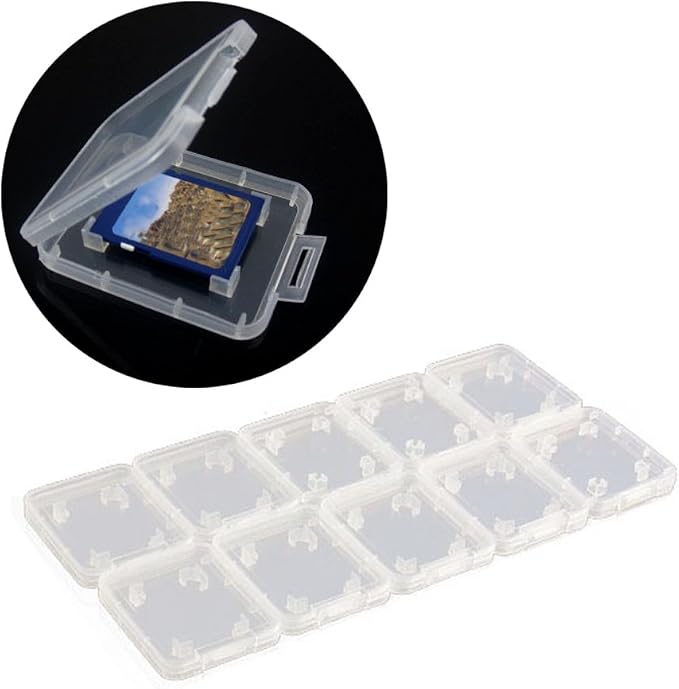 Plastic Memory Card Storage Case Compatible - Image 2