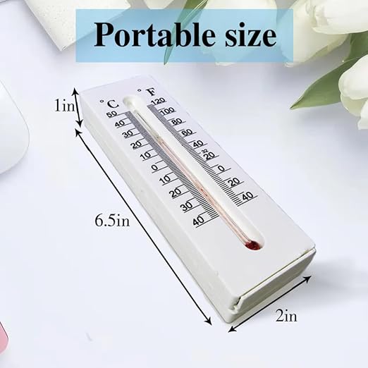 Hidden Key Outdoor Thermometer Decorative Key Hider Discreet Small Storage Box - Image 2