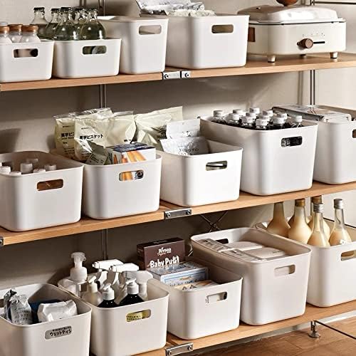 Set Of 3 Plastic Storage Bins, Versatile Kitchen Pantry Organization and Storage - Image 6