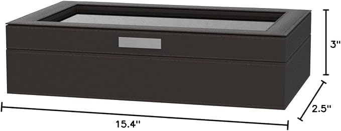 HOUNDSBAY Mariner Mens Watch Box Storage Case Holder, Watch Box - Image 5