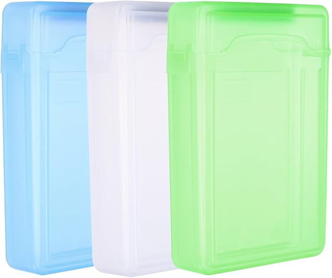 PATIKIL 6.5" x 4.5" Hard Drive Disk Case, 1Set Plastic Hard Disk Storage Box by PATIKIL