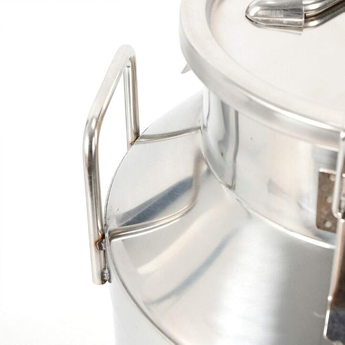 Stainless Steel Milk Can Heavy Duty Milk Jug Milk Bucket Water Jug Ice Bucket - Image 8