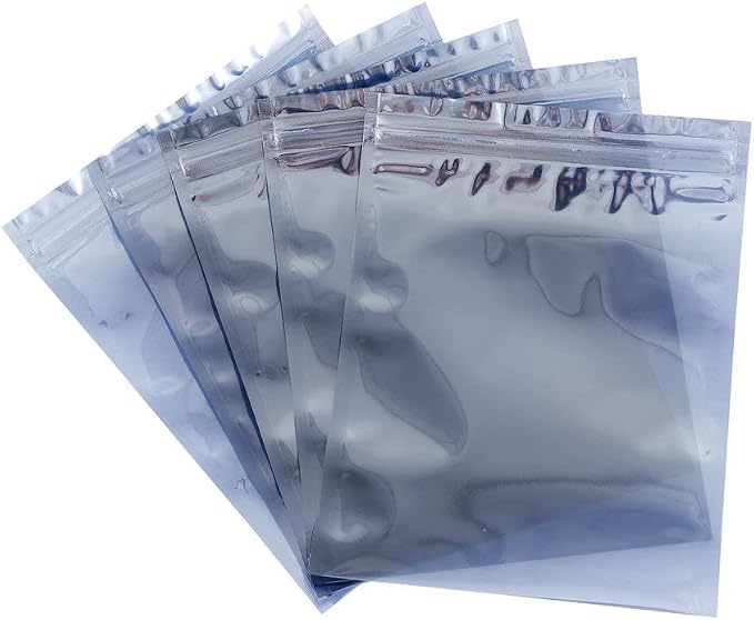 50Pcs Antistatic Resealable Bag 15X20cm/5.9X7.9inch, Premium Anti Static Bag by YiwerDer