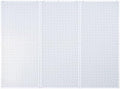 Pegboard Rack Garage Storage Steel Horizontal PegBoard Pack,Steel Pegboard Heavy Duty- 3 Pack 16-Inch X 36-Inch Metal Peg Board Tool Organization Panels (White)