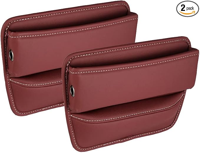Riloer Car Organizers for Gap Leather Waterproof Car Seat Gap Fillers for Cars by Riloer