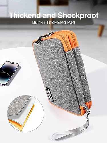 Luxtude Travel Cable Organizer Bag, Electronic Organizer Travel Case Large