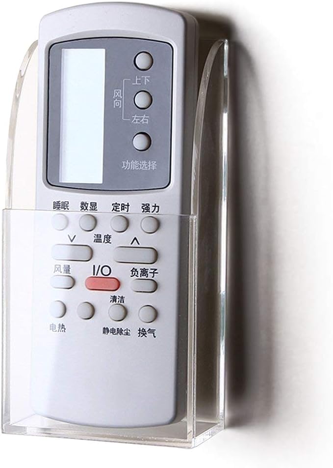 APSOONSELL Remote Control Holder Organizer Wall Mount Acrylic Tidy by APSOONSELL