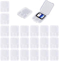 Clear Plastic Memory Card Case Compatible by SteelFever