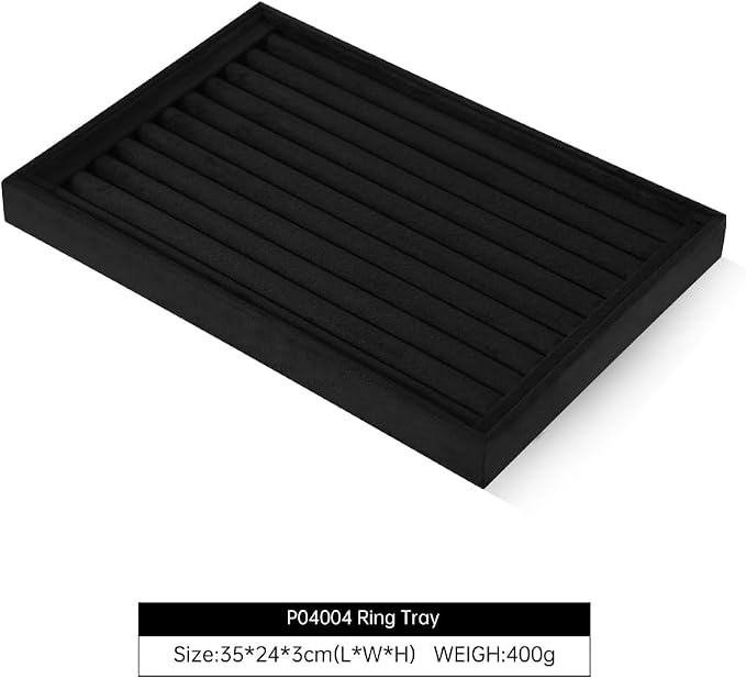 Ring Display Tray, Velvet Jewelry Trays, Premium Ring Organizer, Luxury Stud - Image 4