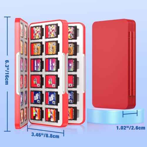 MoKo 48 Game Card Case Compatible with Nintendo Switch 2/Switch OLED/Lite