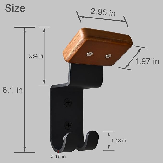 Motorcycle Helmet Rack, Heavy Duty Helmet Holder on Wall - Image 5