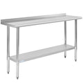 Hally Stainless Steel Table for Prep & Work 18 x 60 Inches, NSF Commercial by HallySinksTablesH