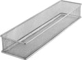 YBM HOME Silver Mesh Drawer Cabinet and or Shelf Organizer Bins, School Supply by YBMHome