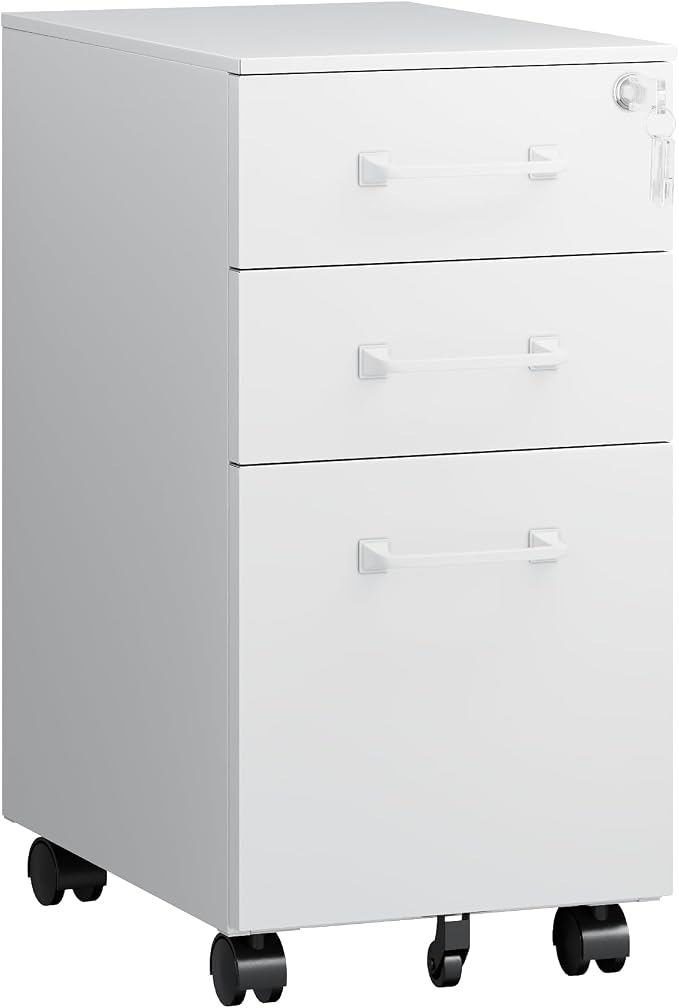 Letaya 3 Drawer Mobile File Cabinet by LetayaMetalCabinets
