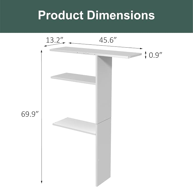 Vertical Storage Shed Shelf, Weatherproof Metal Shelf - Image 3