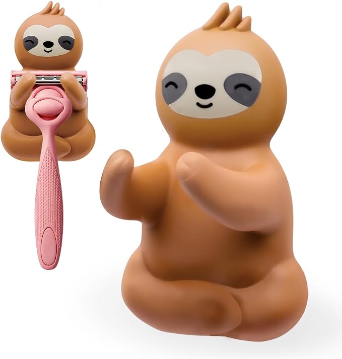 Cute Sloth Razor Holder Shower, Cute Gadgets Leg Razor Holder, Funny Bathroom by Unknown