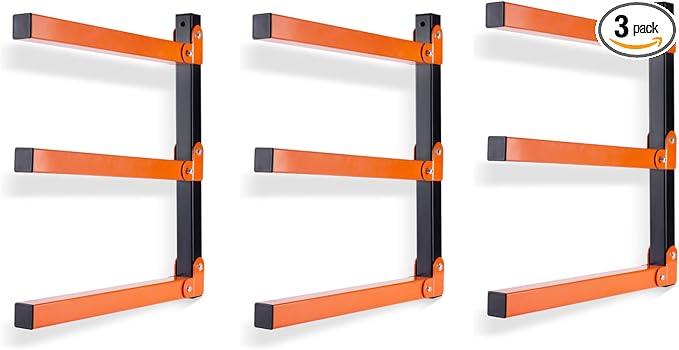 Ultrawall Wall Mount Wood Organizer Racks, Lumber Storage Metal Racks Wood by UltrawallGarageTools